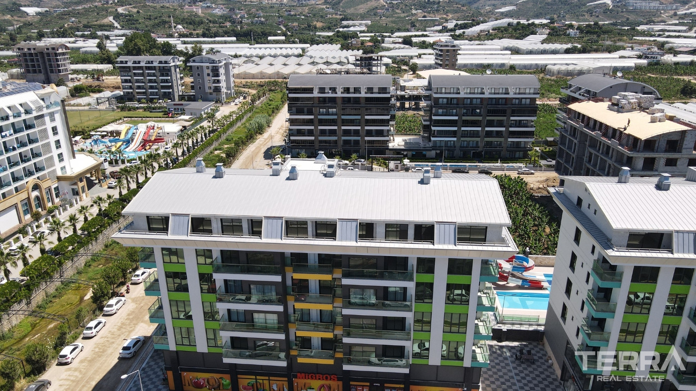 Modern Apartments in a Stunning Residence Only 100 m to Kargıcak Beach - 99891