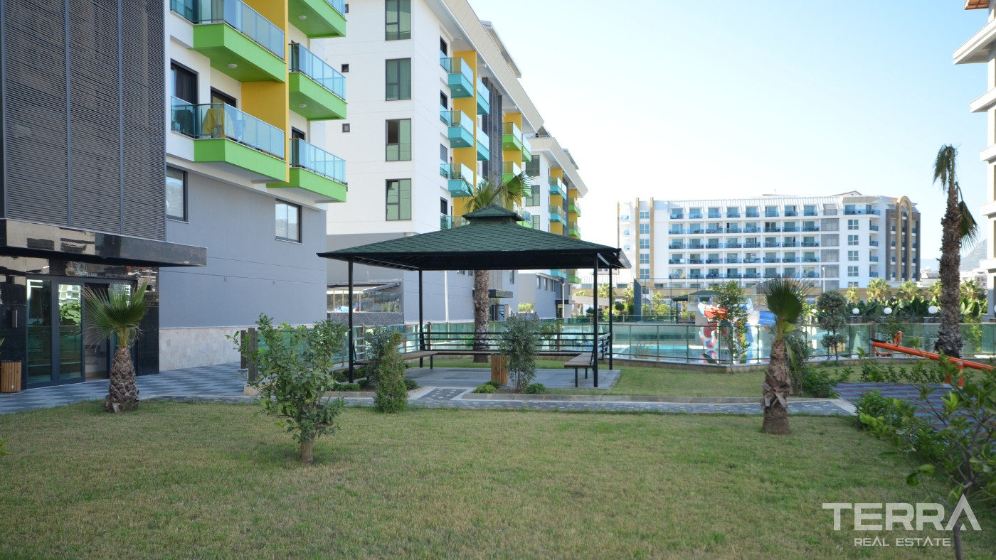 Modern Apartments in a Stunning Residence Only 100 m to Kargıcak Beach - 99895