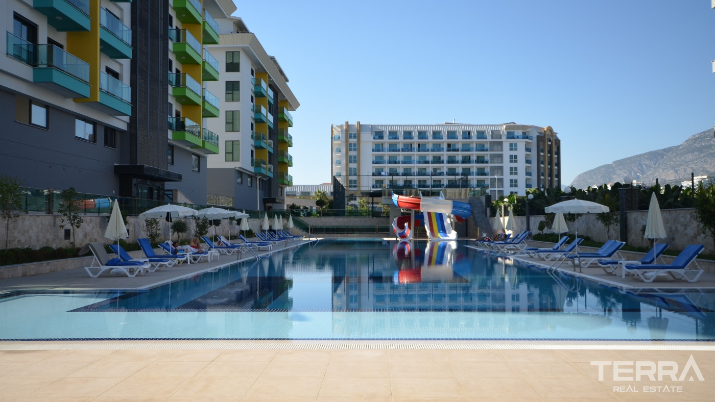 Modern Apartments in a Stunning Residence Only 100 m to Kargıcak Beach - 99901