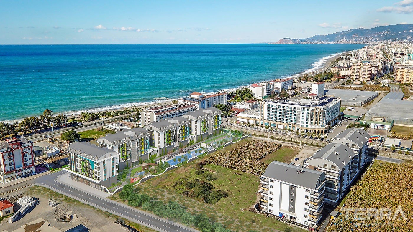 Modern Apartments in a Stunning Residence Only 100 m to Kargıcak Beach