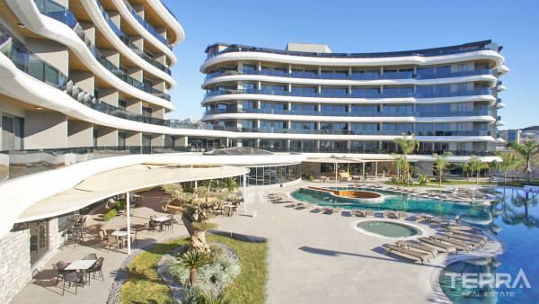 Panorama-Apartments mit Meerblick und Privatstrand in Alanya Kargıcak