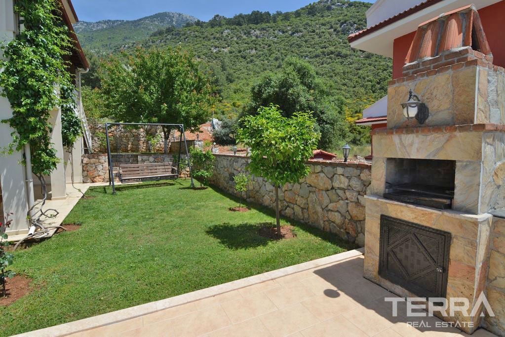 Mountain View Detached Villa With Private Pool in Fethiye Ovacık - 37270