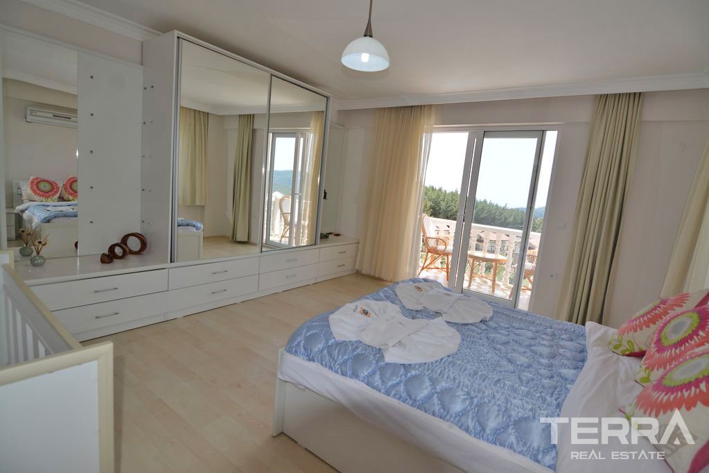 Mountain View Detached Villa With Private Pool in Fethiye Ovacık - 37280