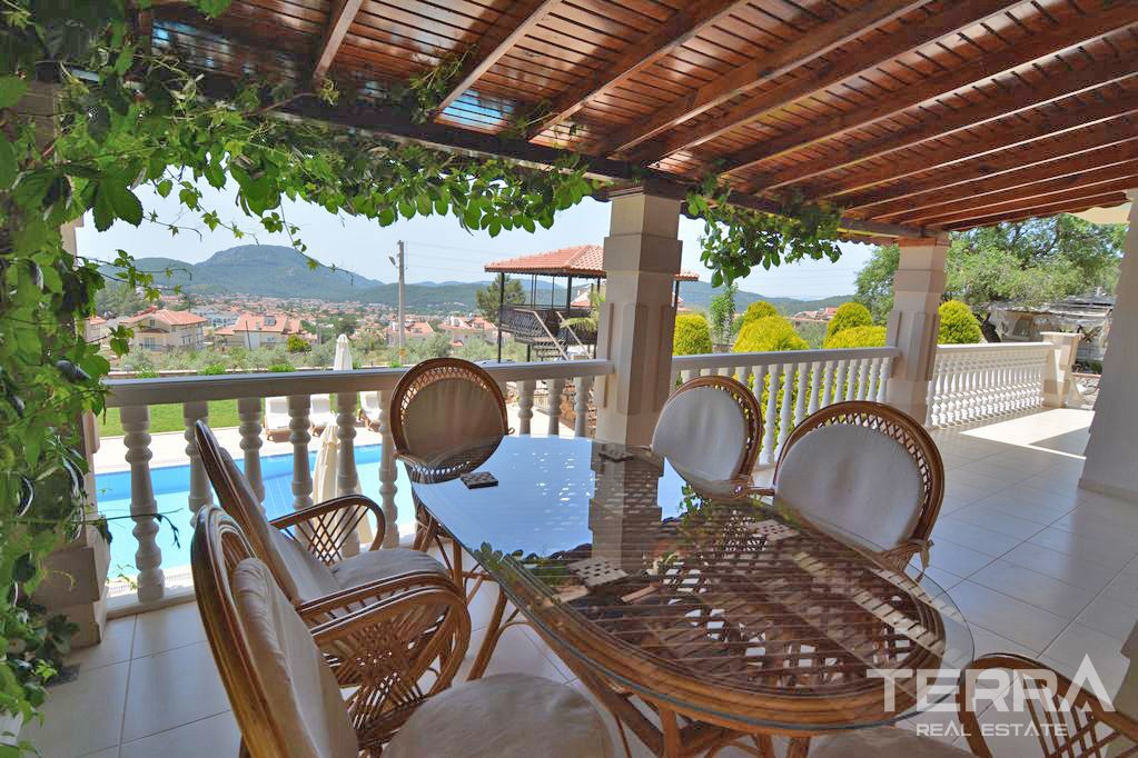 Mountain View Detached Villa With Private Pool in Fethiye Ovacık - 37282