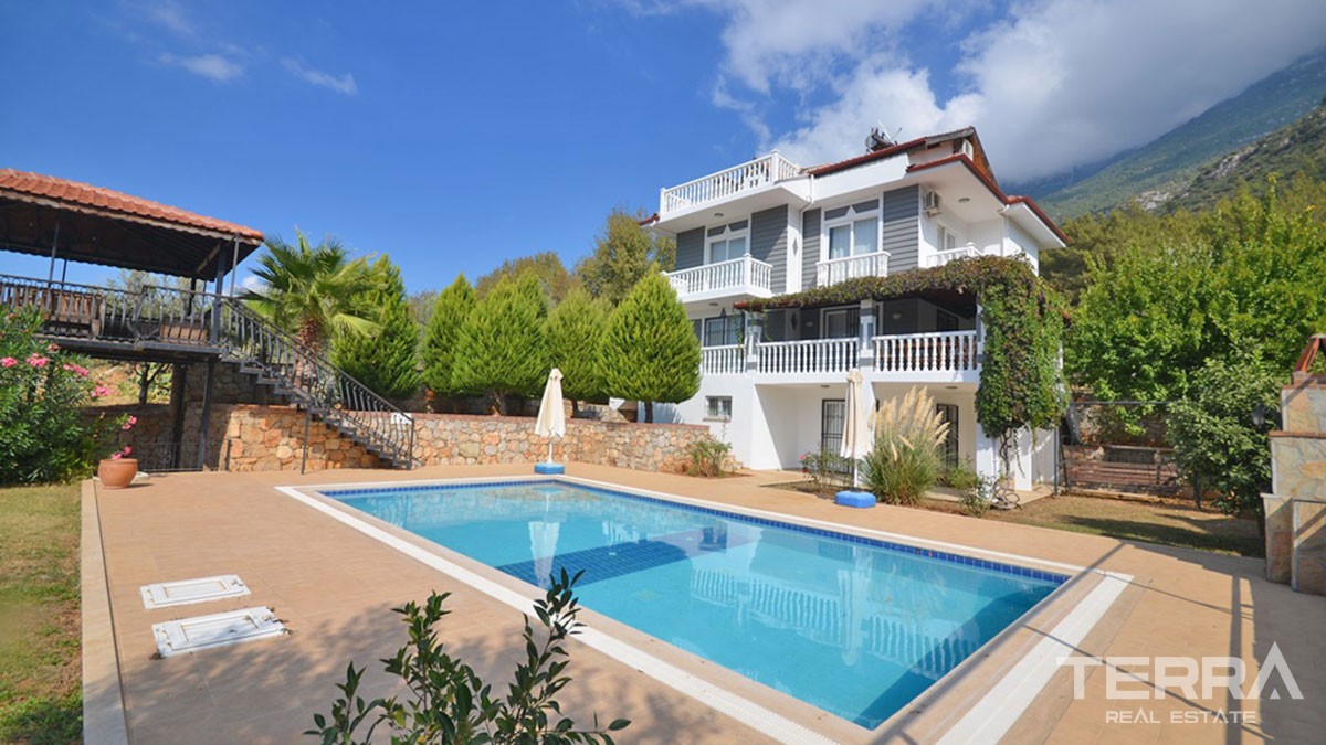 Mountain View Detached Villa With Private Pool in Fethiye Ovacık - 43227