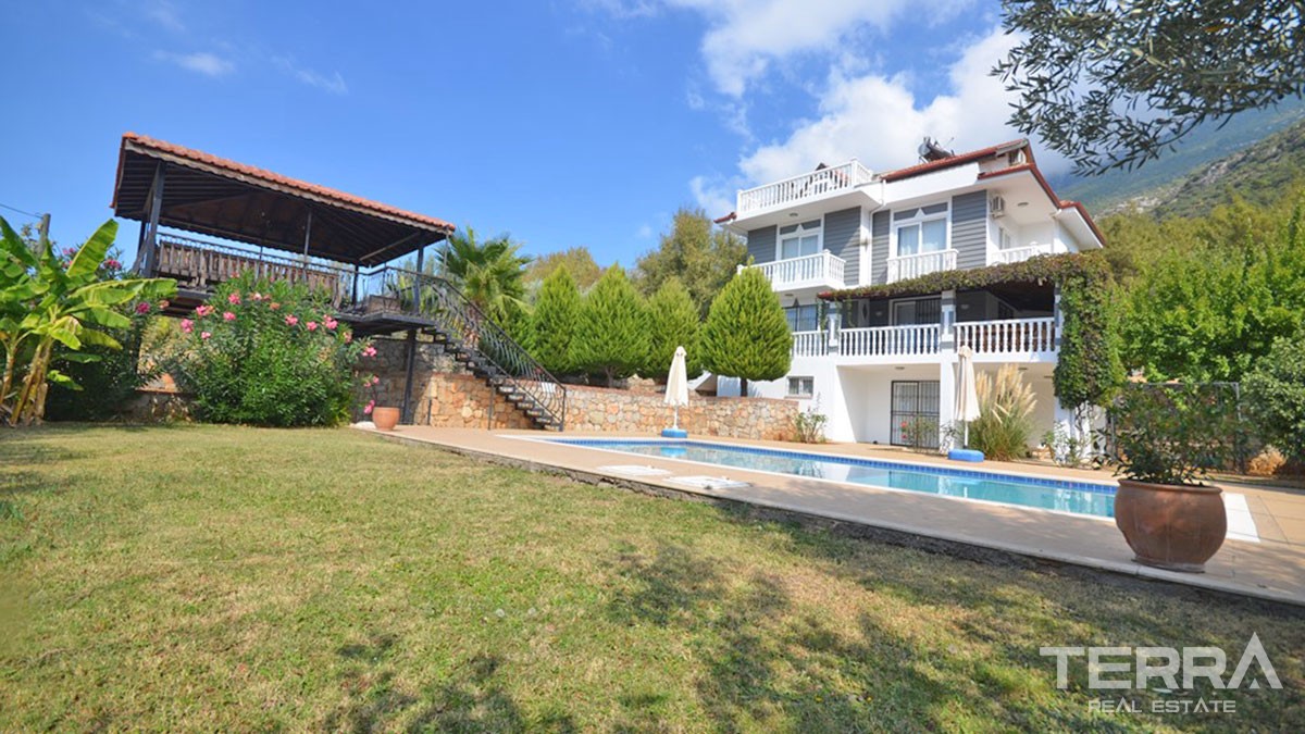 Mountain View Detached Villa With Private Pool in Fethiye Ovacık - 43230