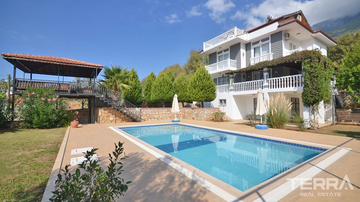 Mountain View Detached Villa With Private Pool in Fethiye Ovacık - 43236