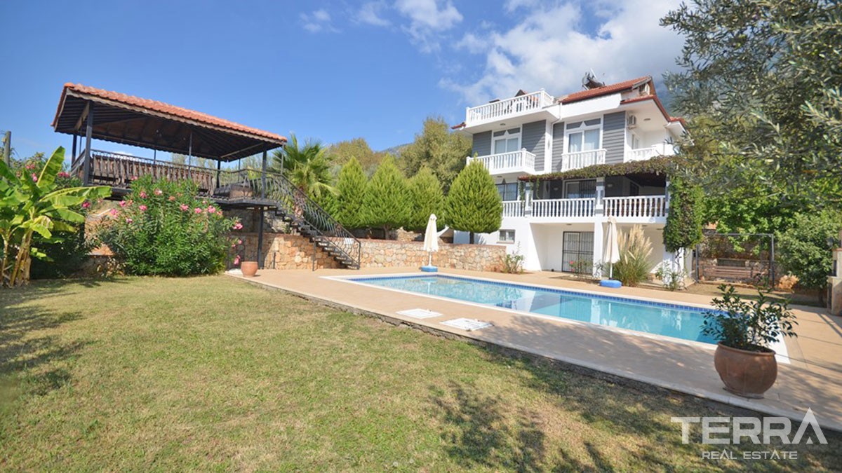 Mountain View Detached Villa With Private Pool in Fethiye Ovacık - 43237