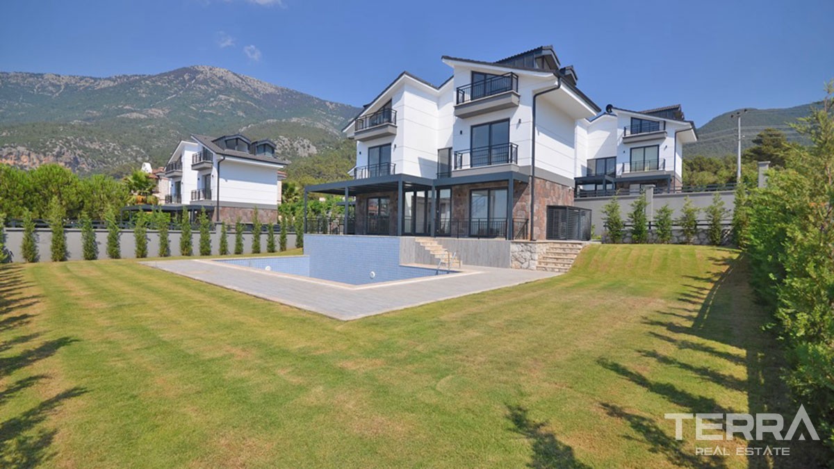 New Four Bed Villa With Private Swimming Pool in Ovacık Fethiye - 43242