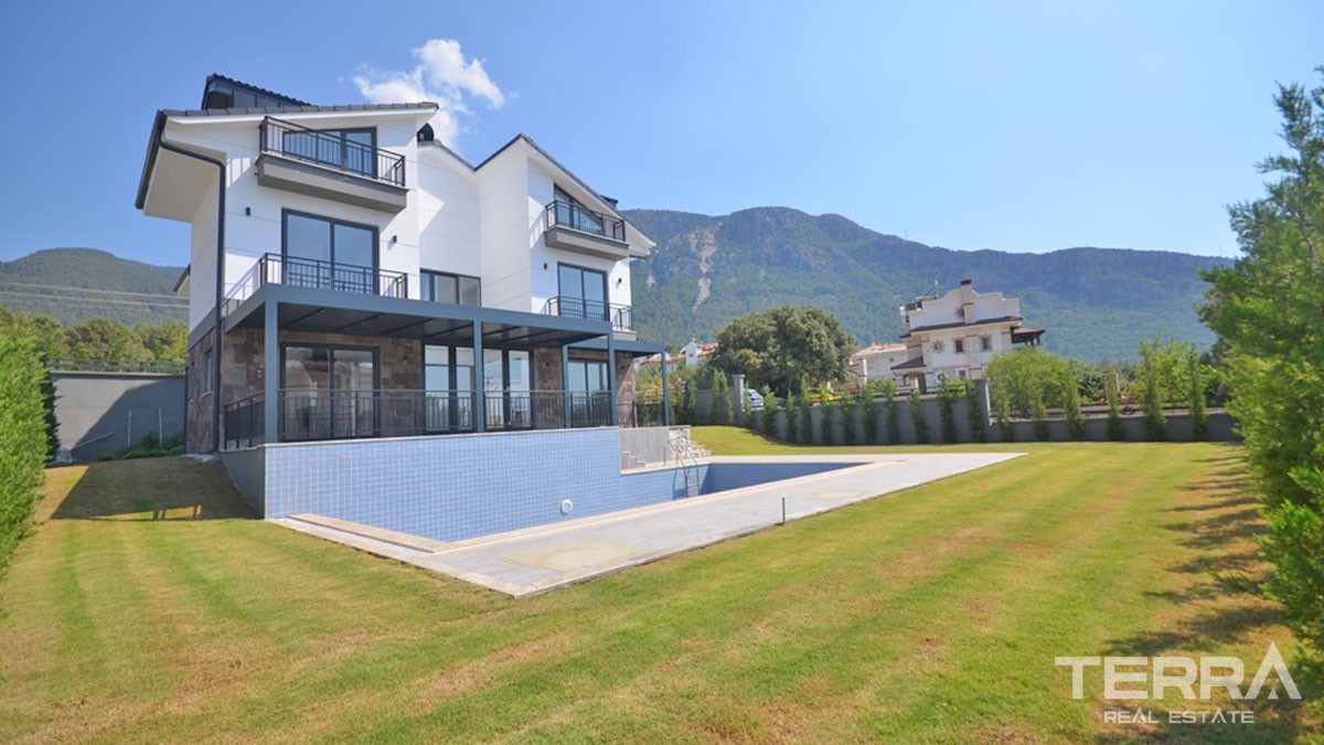 New Four Bed Villa With Private Swimming Pool in Ovacık Fethiye - 43245