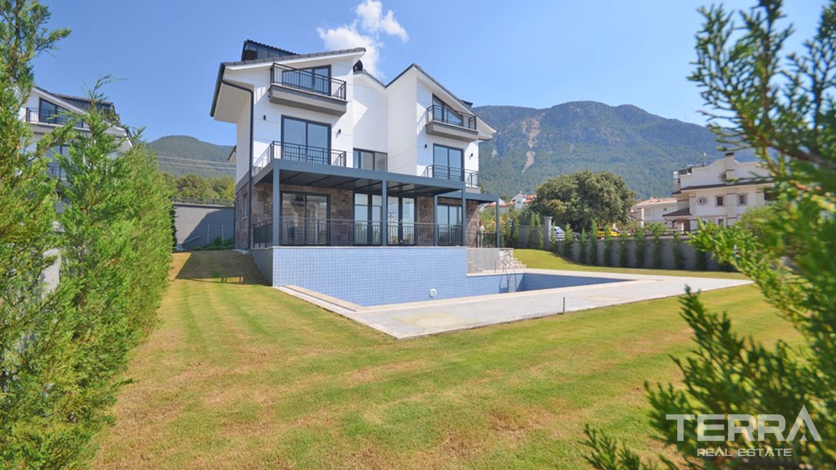 New Four Bed Villa With Private Swimming Pool in Ovacık Fethiye - 43246