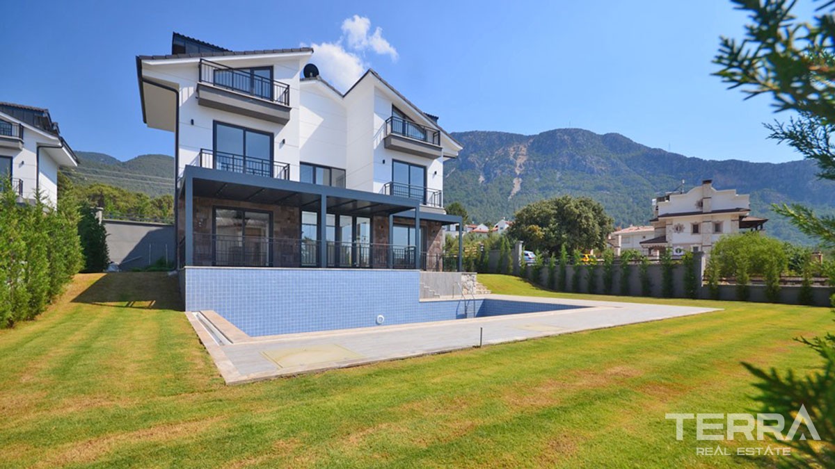 New Four Bed Villa With Private Swimming Pool in Ovacık Fethiye - 43247