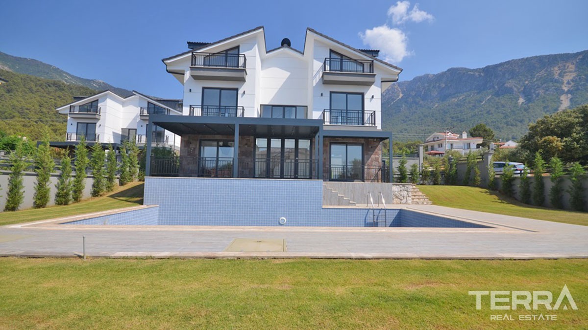 New Four Bed Villa With Private Swimming Pool in Ovacık Fethiye - 43248