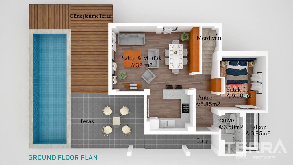 Luxury Villas With Private Swimming Pool İn Fethiye Town - 37253