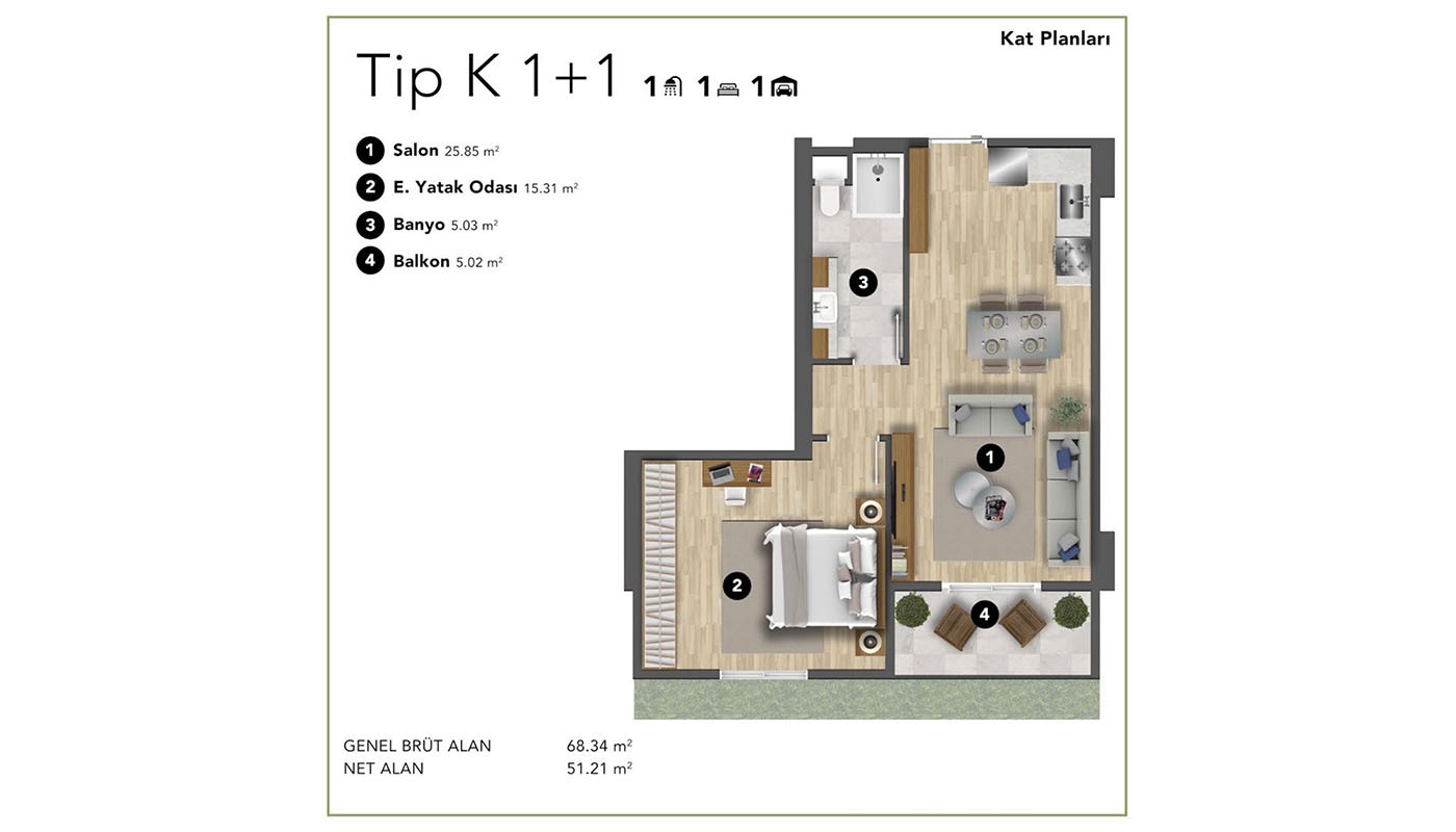 Cozy Apartments on European Side of Istanbul Near Amenities in Eyüp - 36993