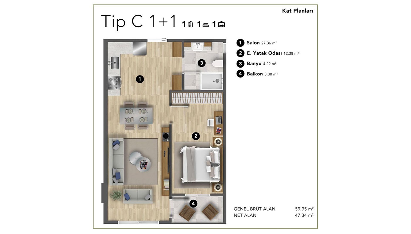 Cozy Apartments on European Side of Istanbul Near Amenities in Eyüp - 36994