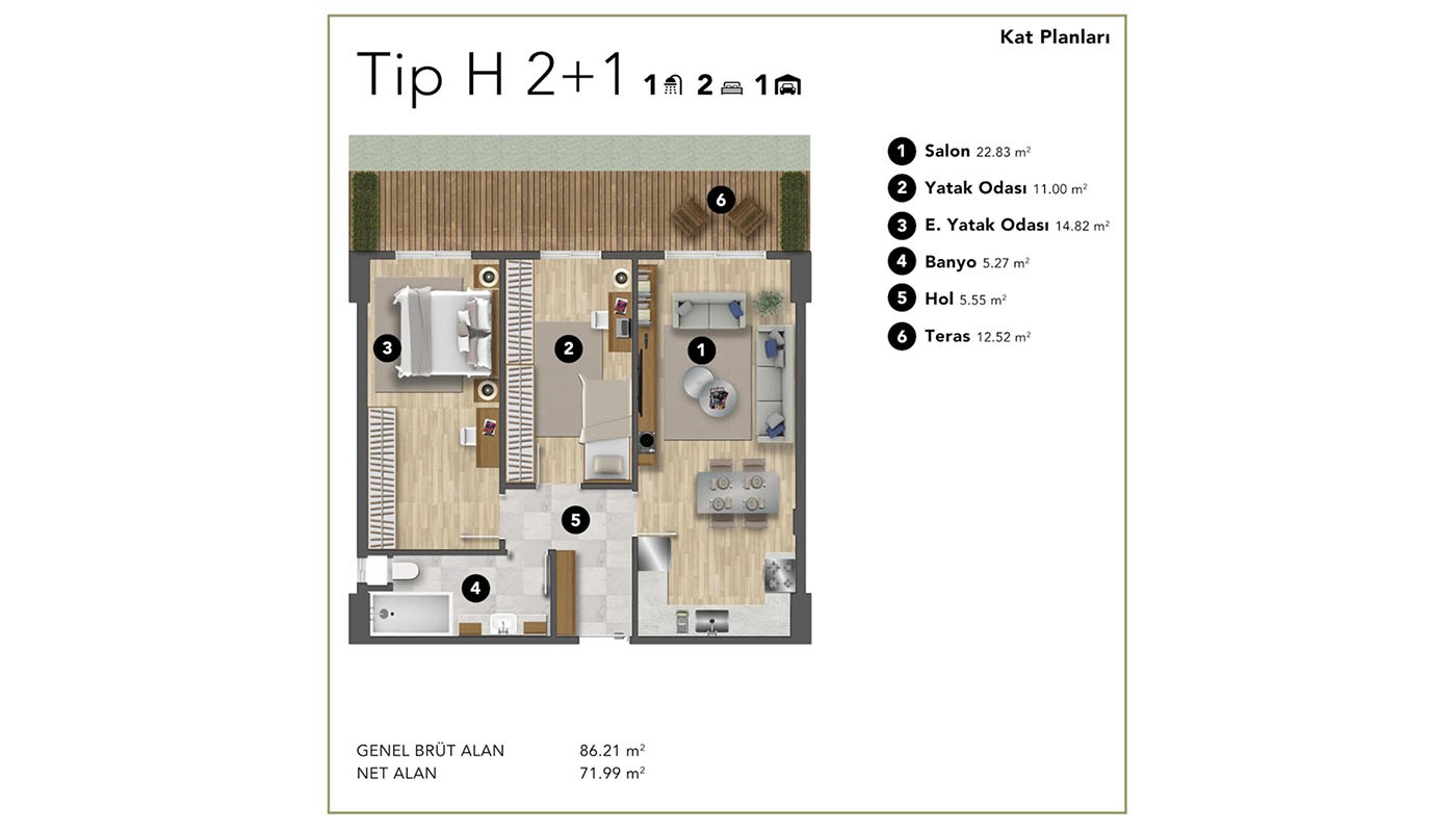 Cozy Apartments on European Side of Istanbul Near Amenities in Eyüp - 36996