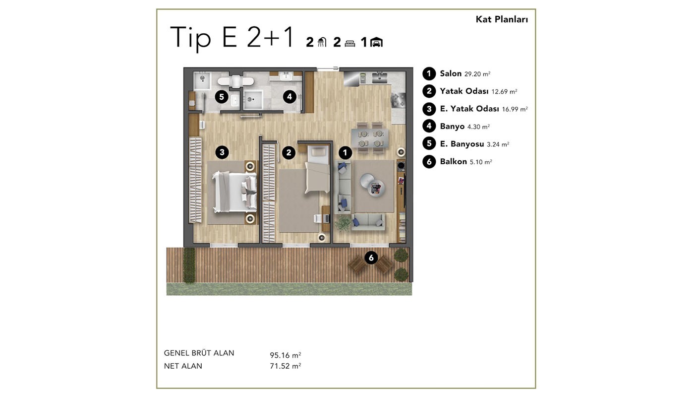 Cozy Apartments on European Side of Istanbul Near Amenities in Eyüp - 36997