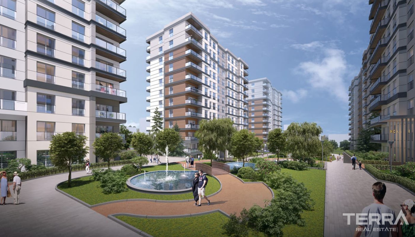 First-Class Apartments Close to Social Amenities in Küçükçekmece - 36886