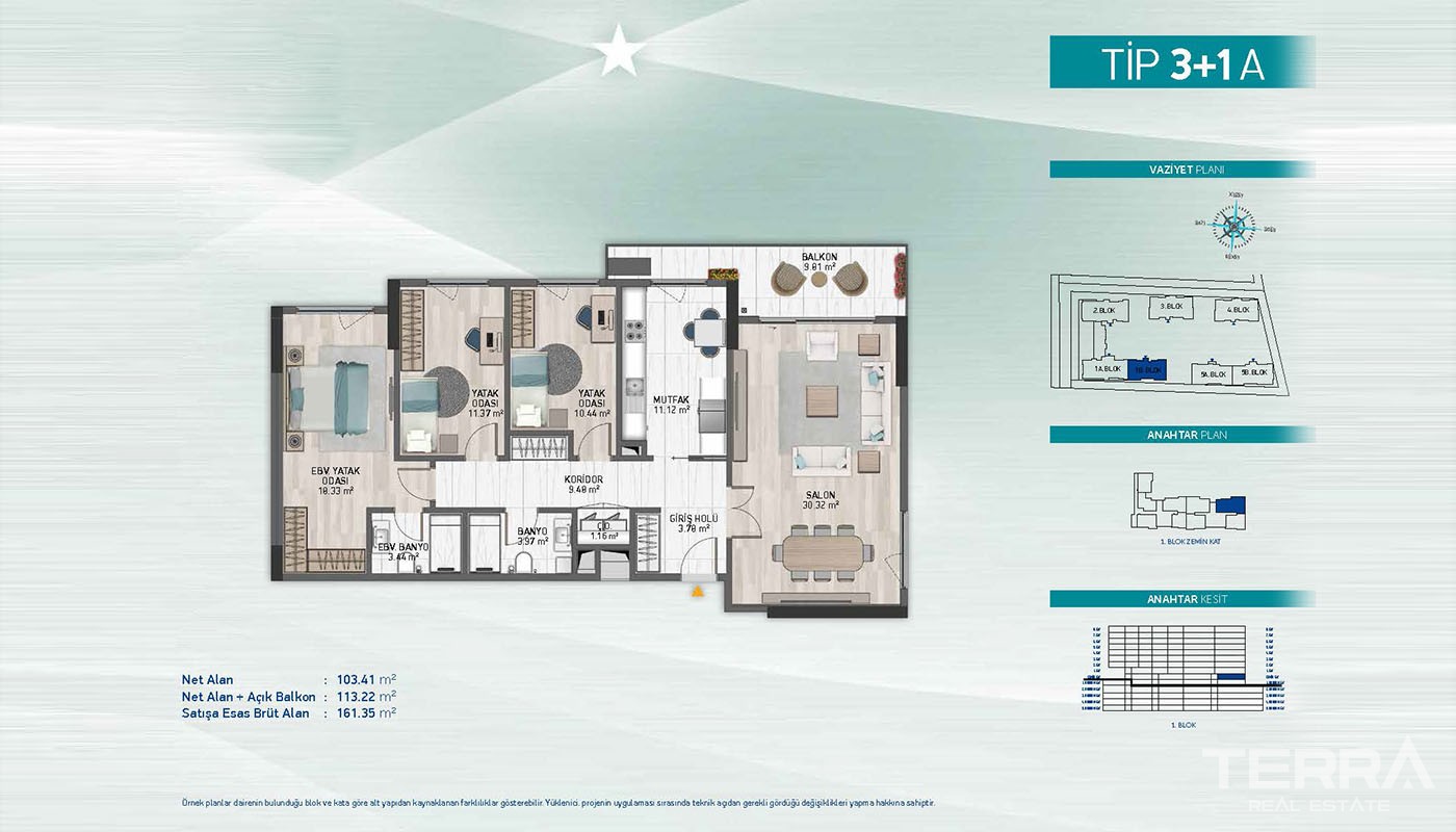 First-Class Apartments Close to Social Amenities in Küçükçekmece - 36911