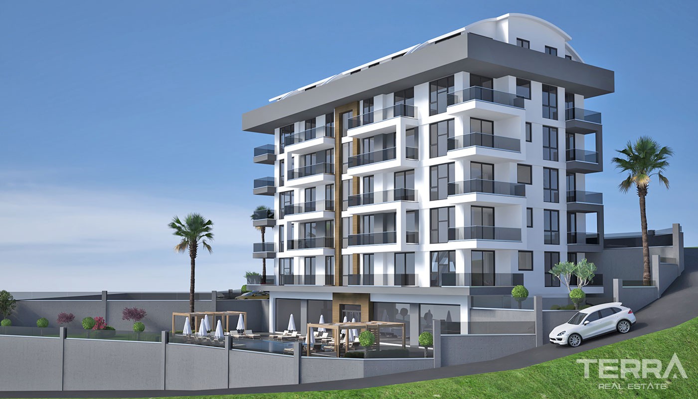 Appartements de Luxe Dans Une Résidence Neuve Avec Piscines à Alanya - 37289