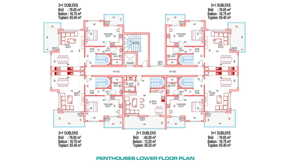 Appartements de Luxe Dans Une Résidence Neuve Avec Piscines à Alanya - 48961