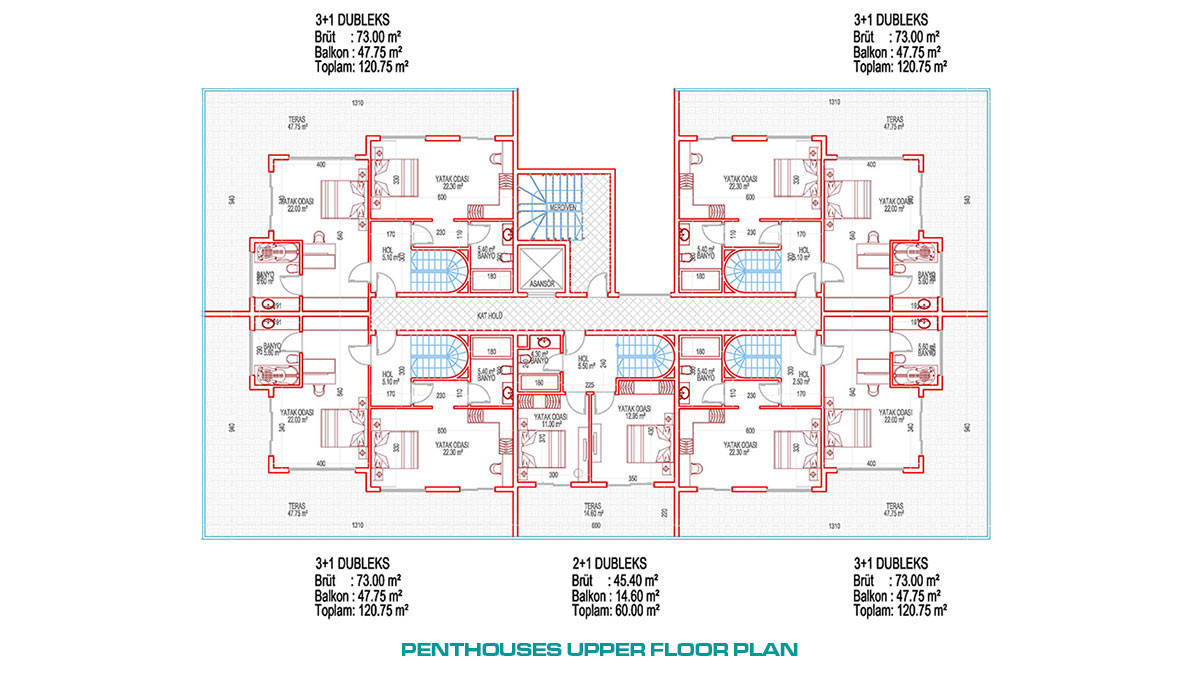 Appartements de Luxe Dans Une Résidence Neuve Avec Piscines à Alanya - 48962