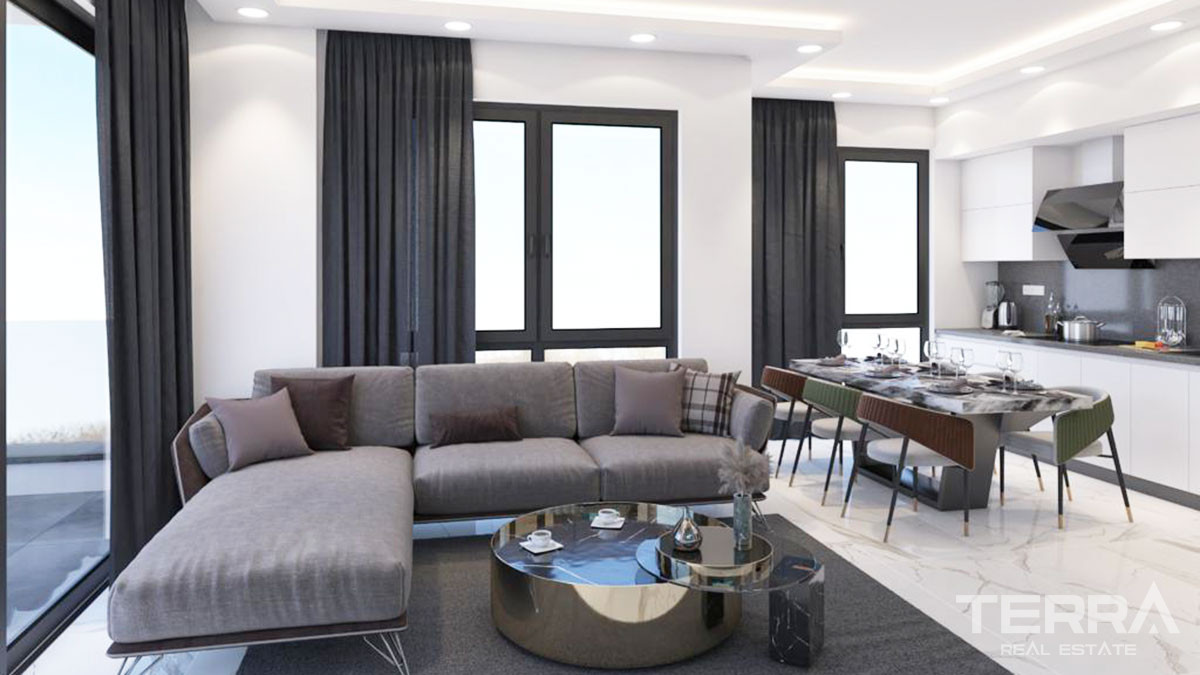 Appartements de Luxe Dans Une Résidence Neuve Avec Piscines à Alanya - 48971