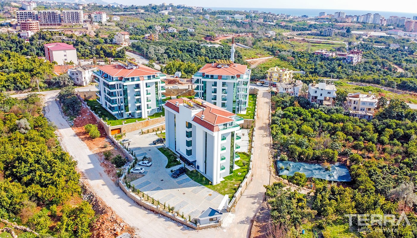 Appartements Familiaux Dans Une Région Paisible d'Oba à Alanya - 37467