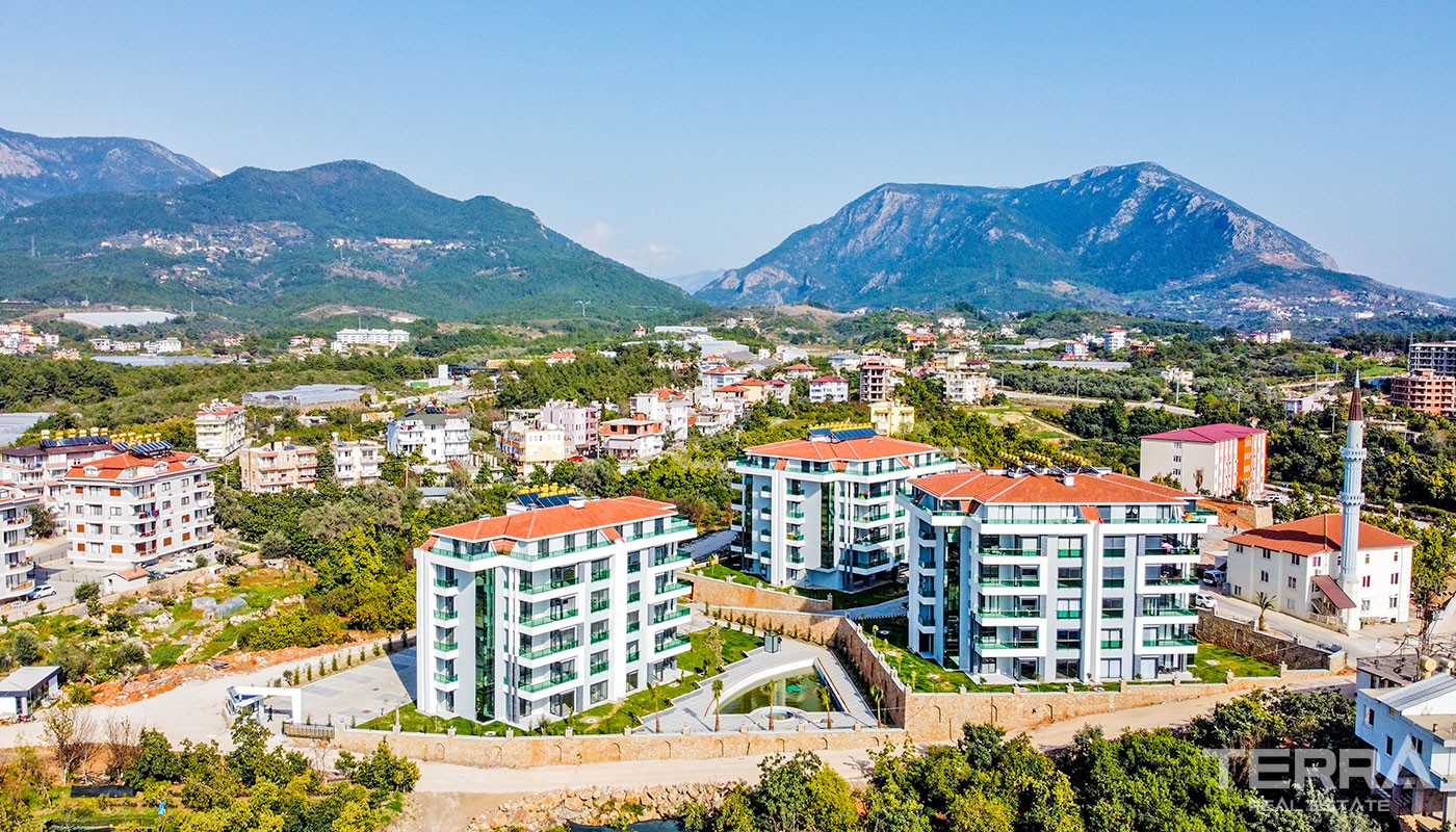 Appartements Familiaux Dans Une Région Paisible d'Oba à Alanya - 37473