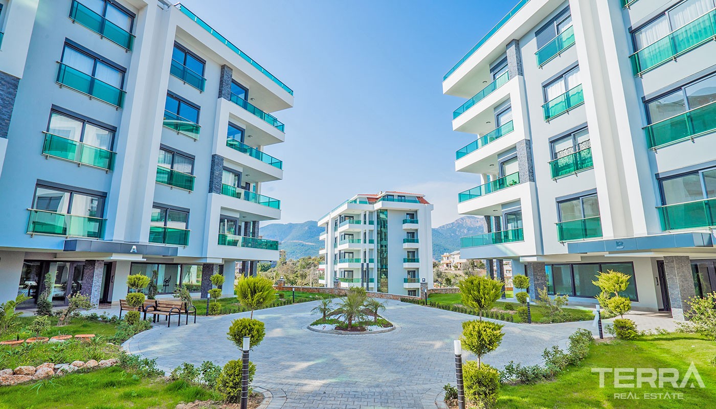 Appartements Familiaux Dans Une Région Paisible d'Oba à Alanya - 37474