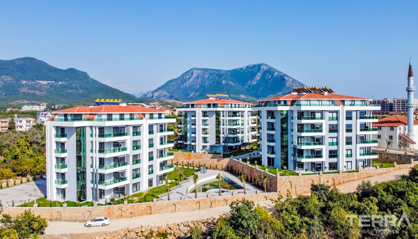 Appartements Familiaux Dans Une Région Paisible d'Oba à Alanya