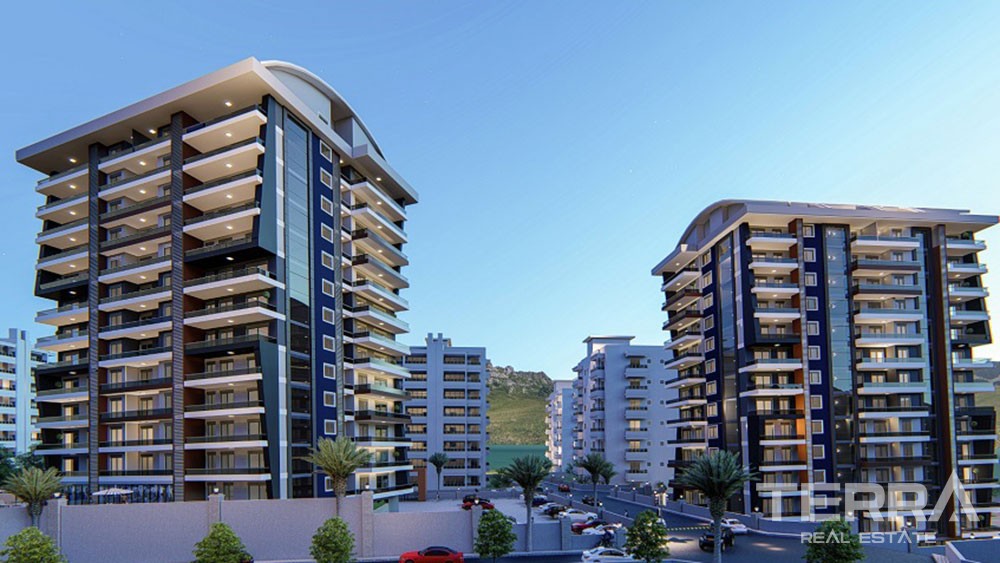 Modern Apartments With Separate Kitchen Close to Amenities in Alanya - 38446