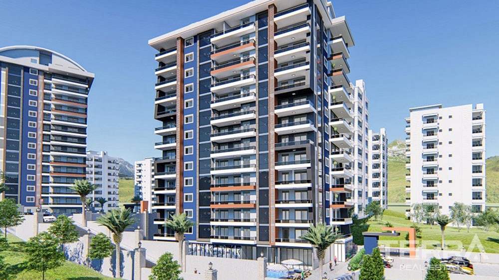 Modern Apartments With Separate Kitchen Close to Amenities in Alanya - 38448