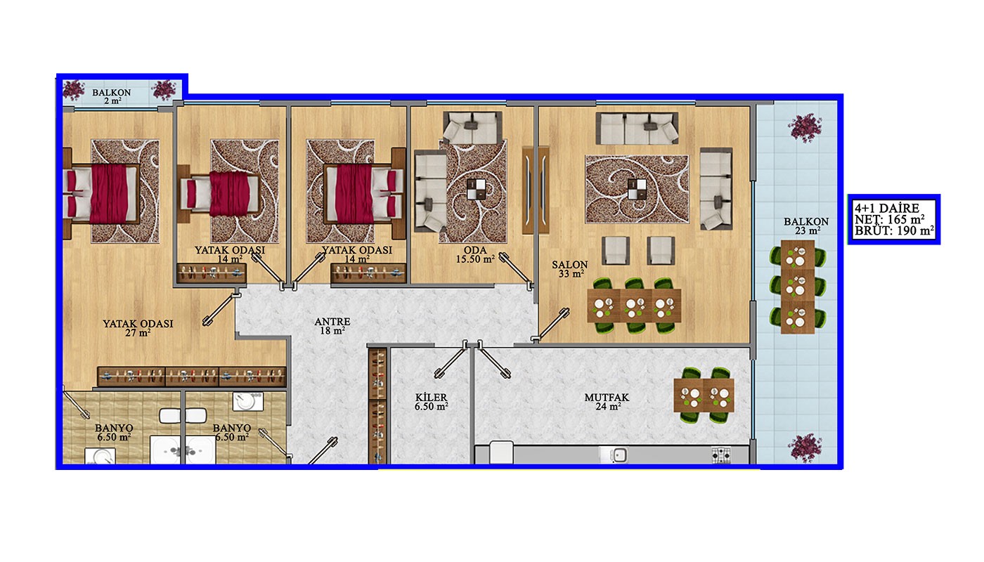 Modern Apartments With Separate Kitchen Close to Amenities in Alanya - 38457
