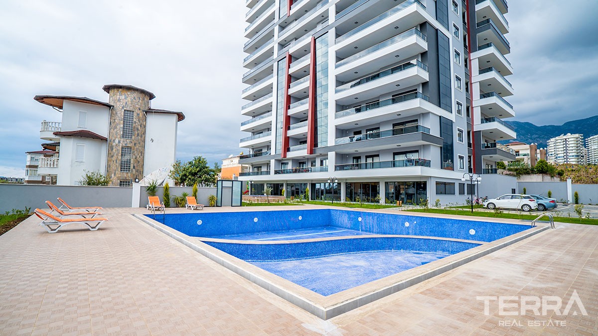 Newly Completed Apartments With Sea and Mountain View in Mahmutlar - 37540