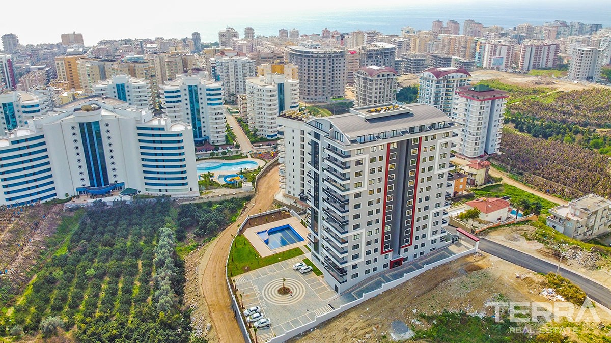 Newly Completed Apartments With Sea and Mountain View in Mahmutlar - 37543