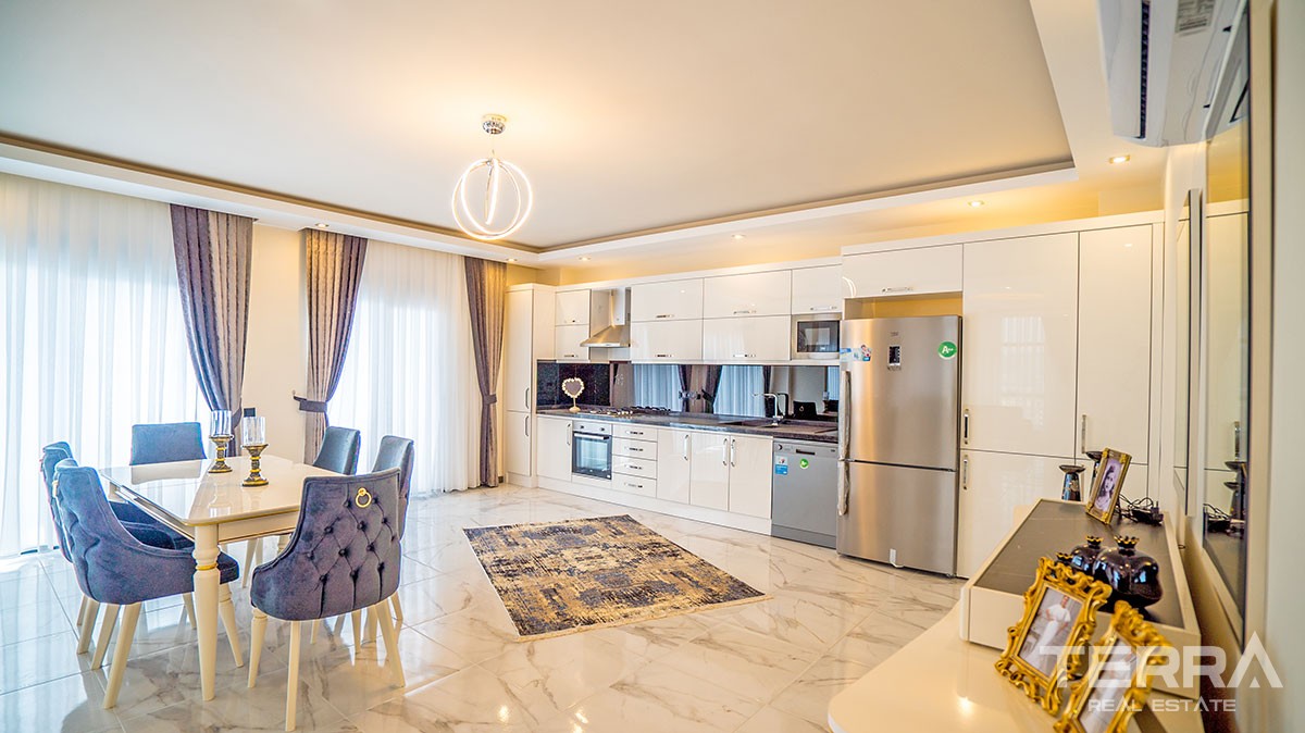 Newly Completed Apartments With Sea and Mountain View in Mahmutlar - 37551