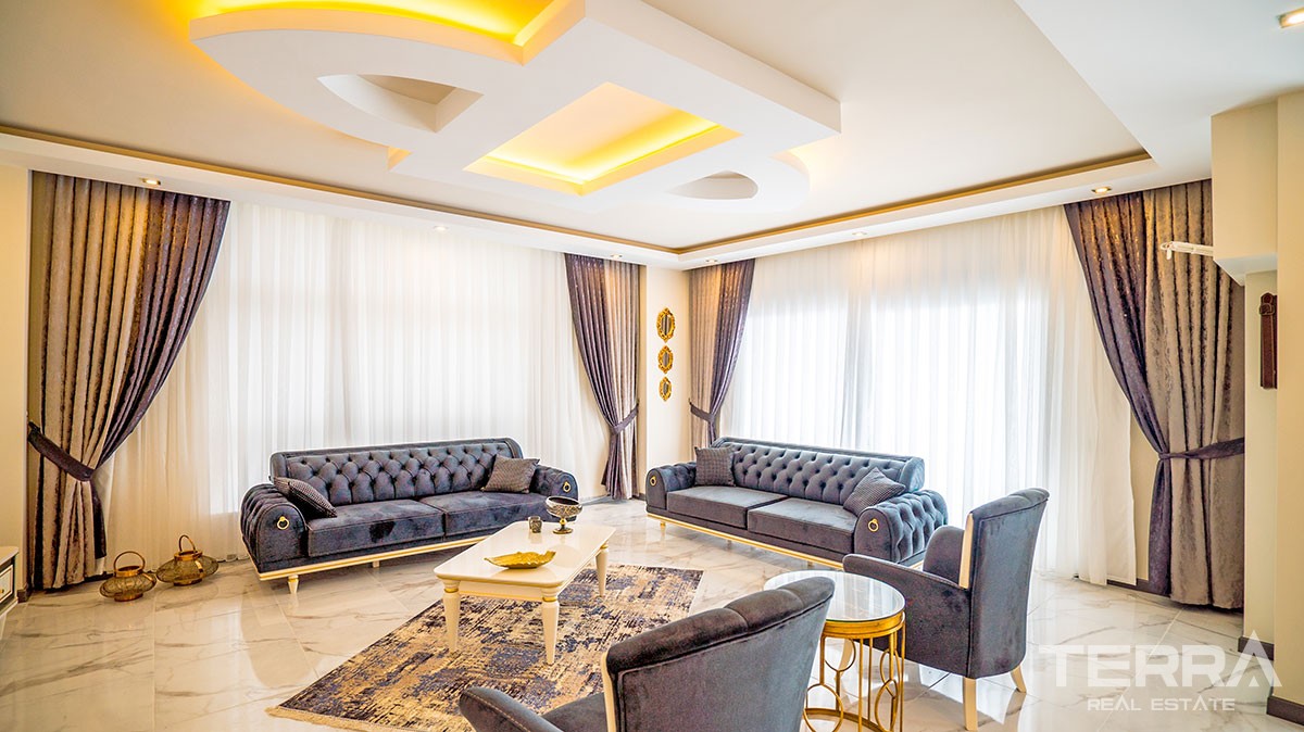 Newly Completed Apartments With Sea and Mountain View in Mahmutlar - 37556