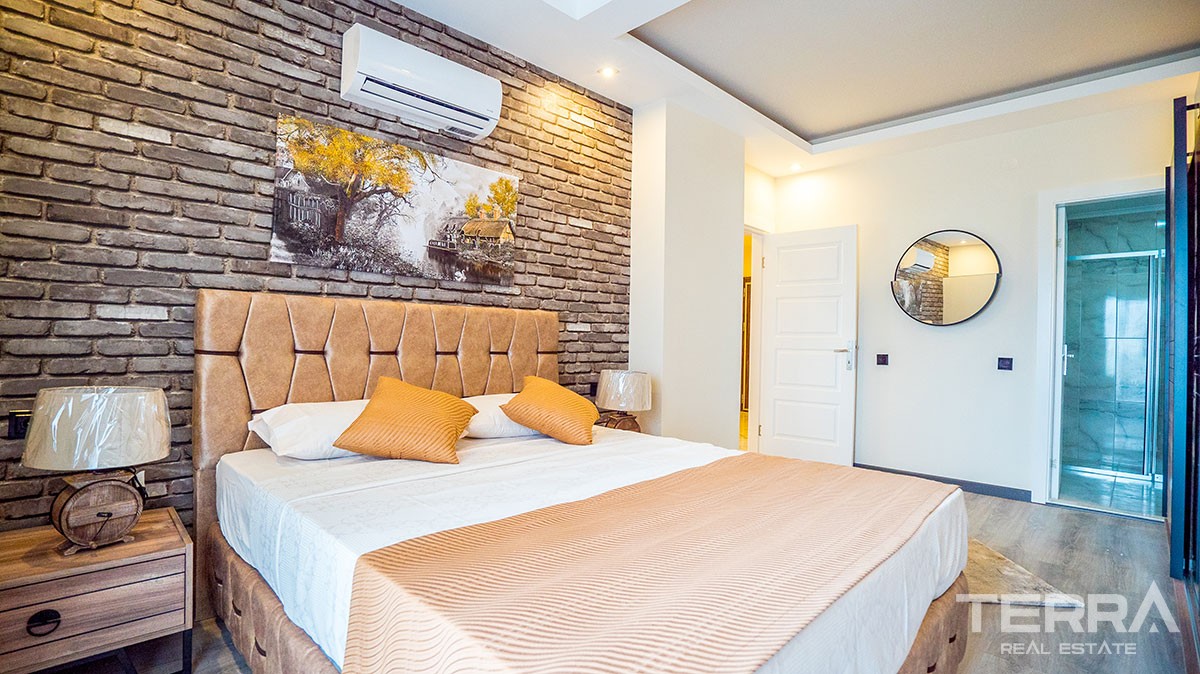 Newly Completed Apartments With Sea and Mountain View in Mahmutlar - 37566