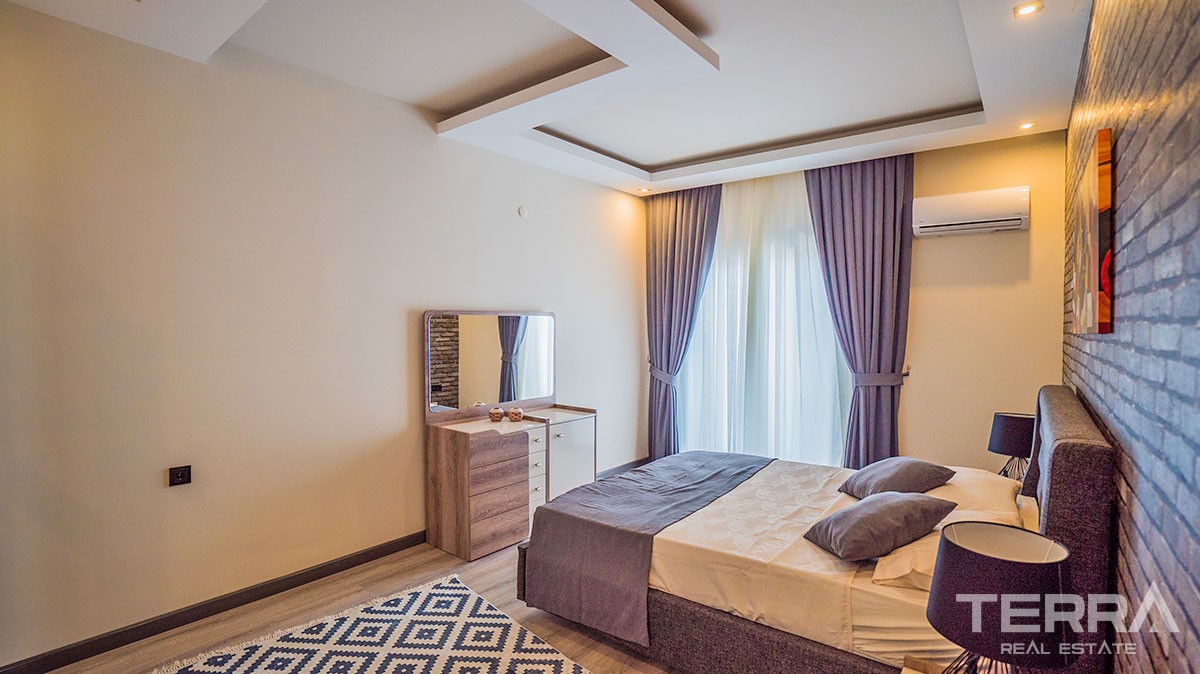 Newly Completed Apartments With Sea and Mountain View in Mahmutlar - 37575