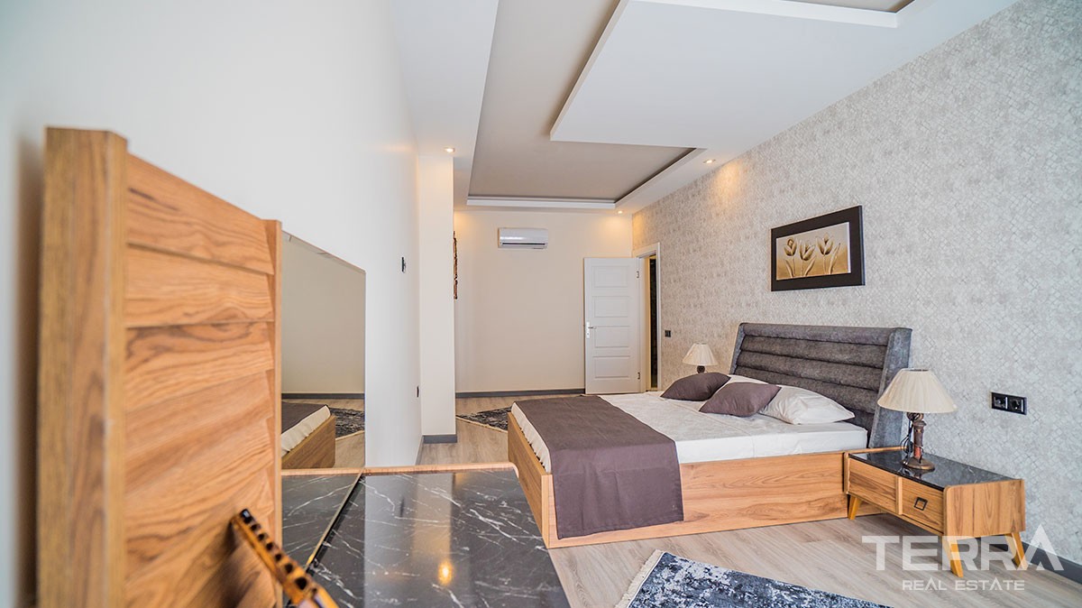 Newly Completed Apartments With Sea and Mountain View in Mahmutlar - 37585