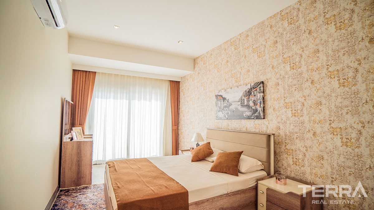 Newly Completed Apartments With Sea and Mountain View in Mahmutlar - 37587
