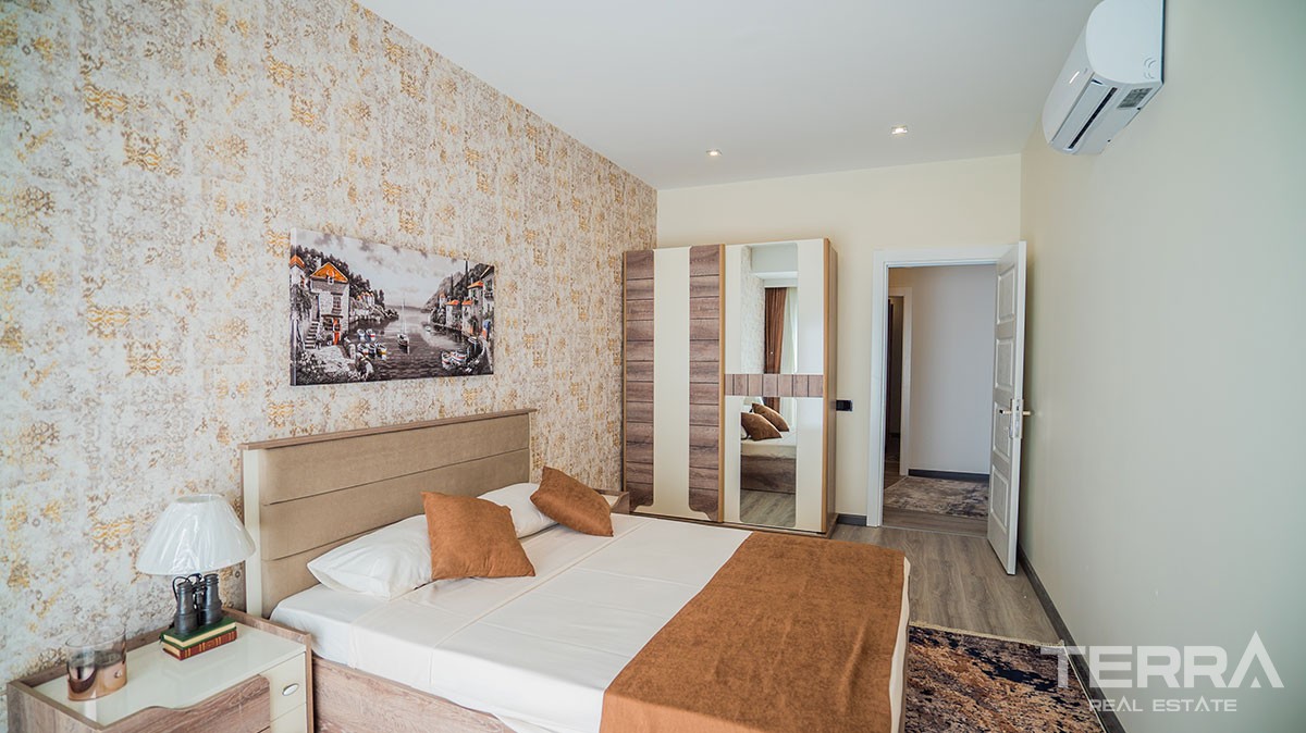 Newly Completed Apartments With Sea and Mountain View in Mahmutlar - 37588