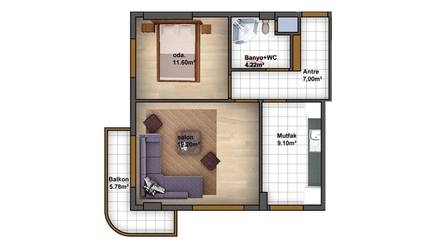 Modern Apartments Close to Metro Station in Istanbul Bağcılar - 37456