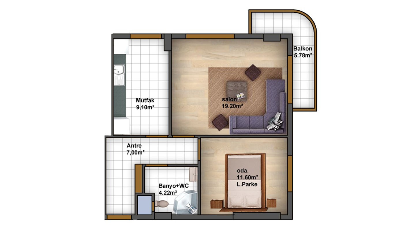 Modern Apartments Close to Metro Station in Istanbul Bağcılar - 37458
