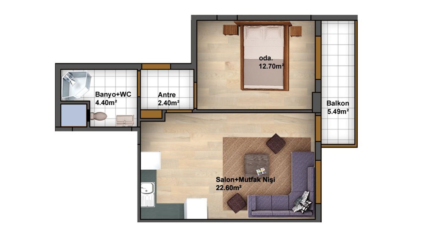 Modern Apartments Close to Metro Station in Istanbul Bağcılar - 37461