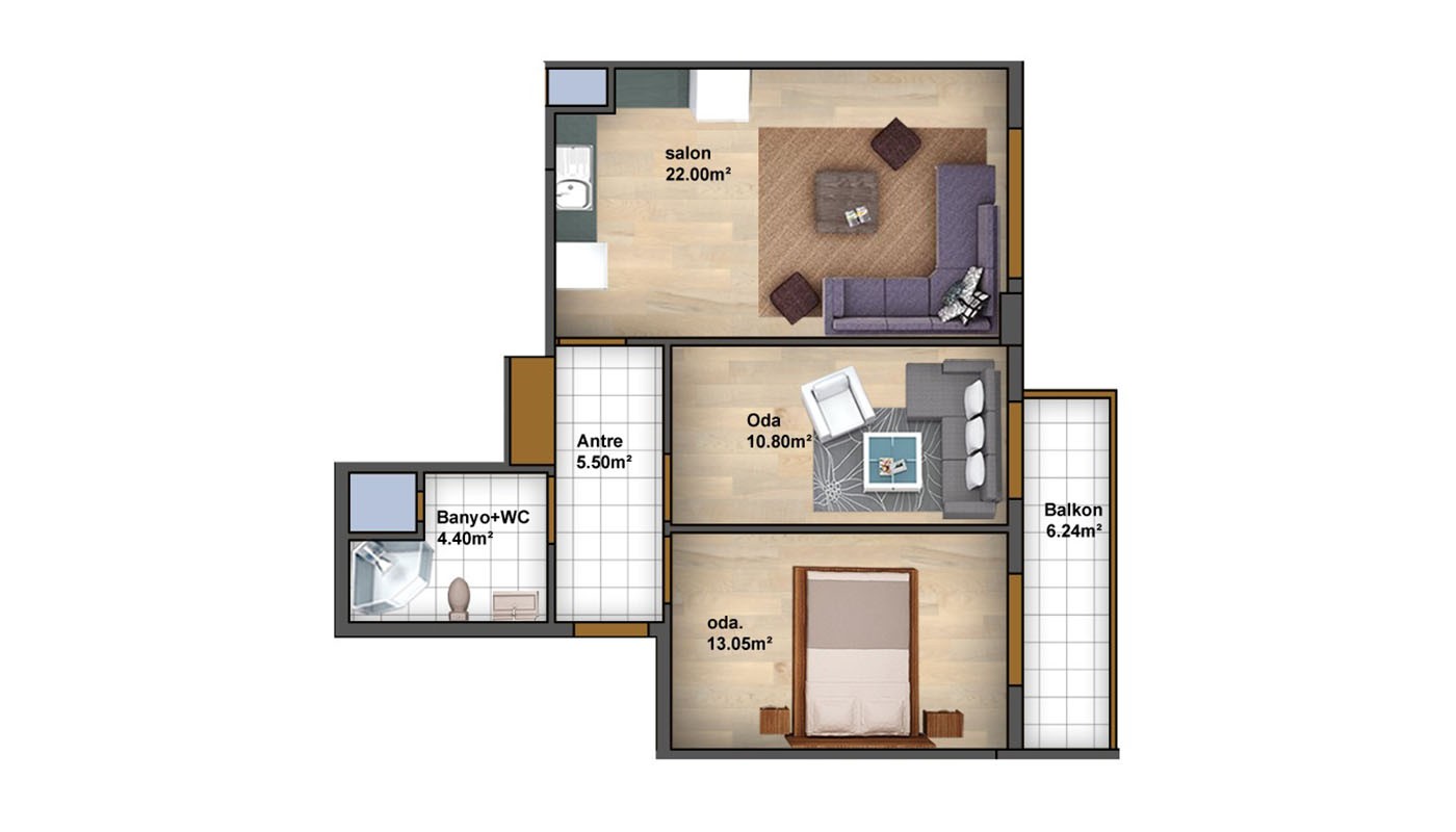 Modern Apartments Close to Metro Station in Istanbul Bağcılar - 37462