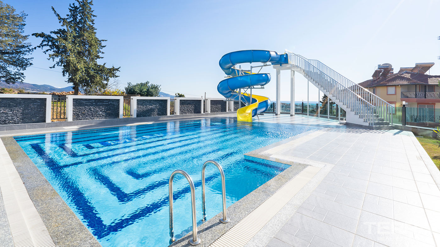 Cozy Residential Complex With Sea View Apartments in Alanya Kestel - 62122