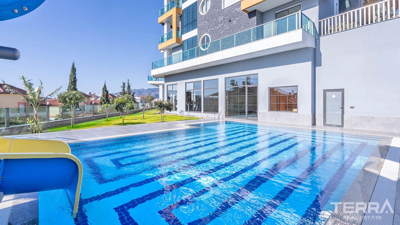 Cozy Residential Complex With Sea View Apartments in Alanya Kestel - 62123